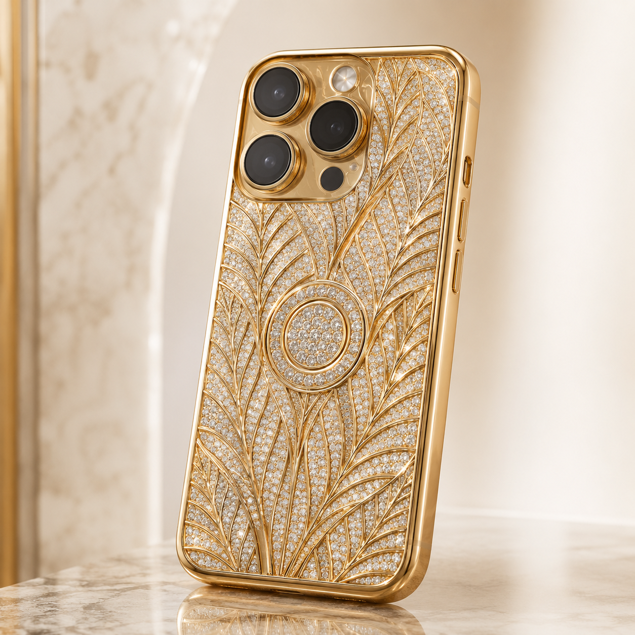 Funda PC CELL Pavo Real